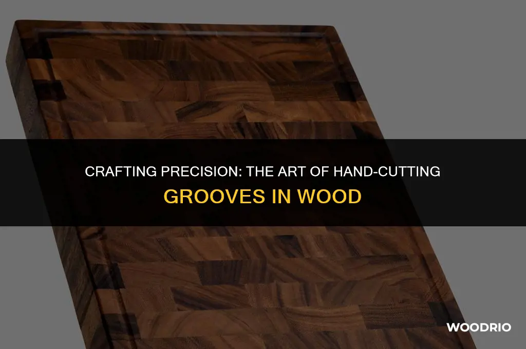 how to cut grooves in wood by hand