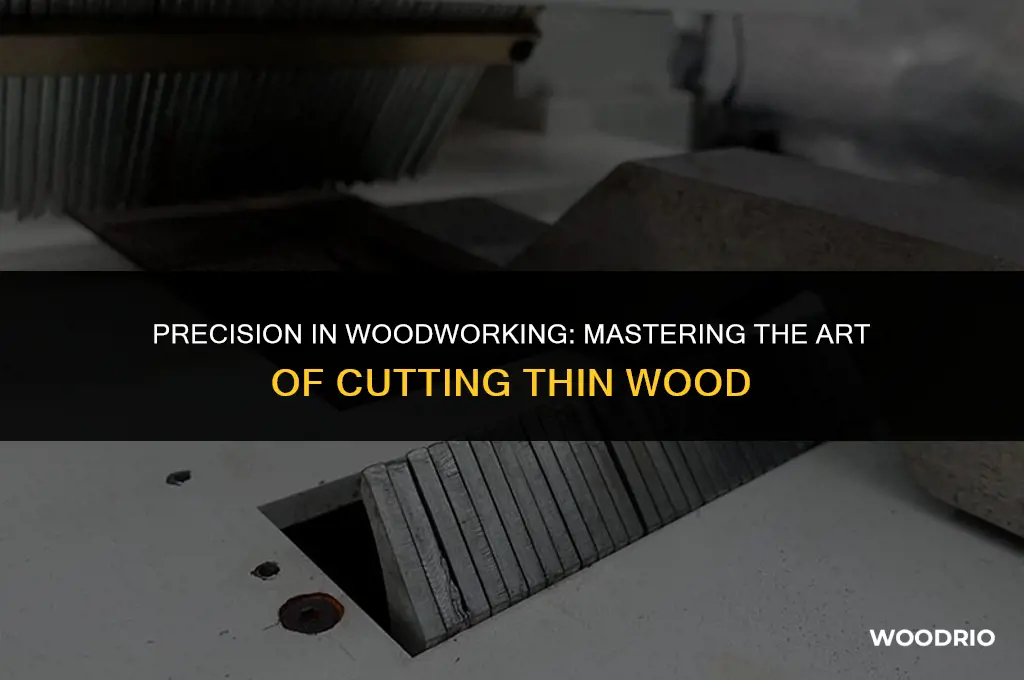 how to cut thin wood