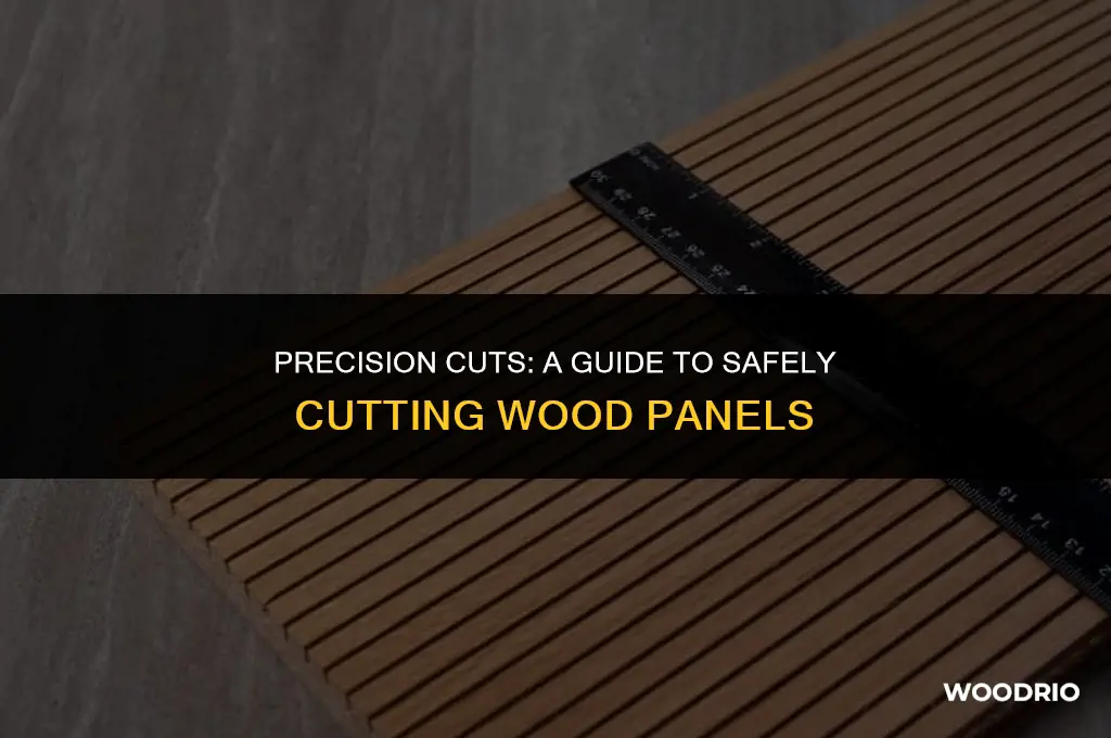 how to cut wood panels
