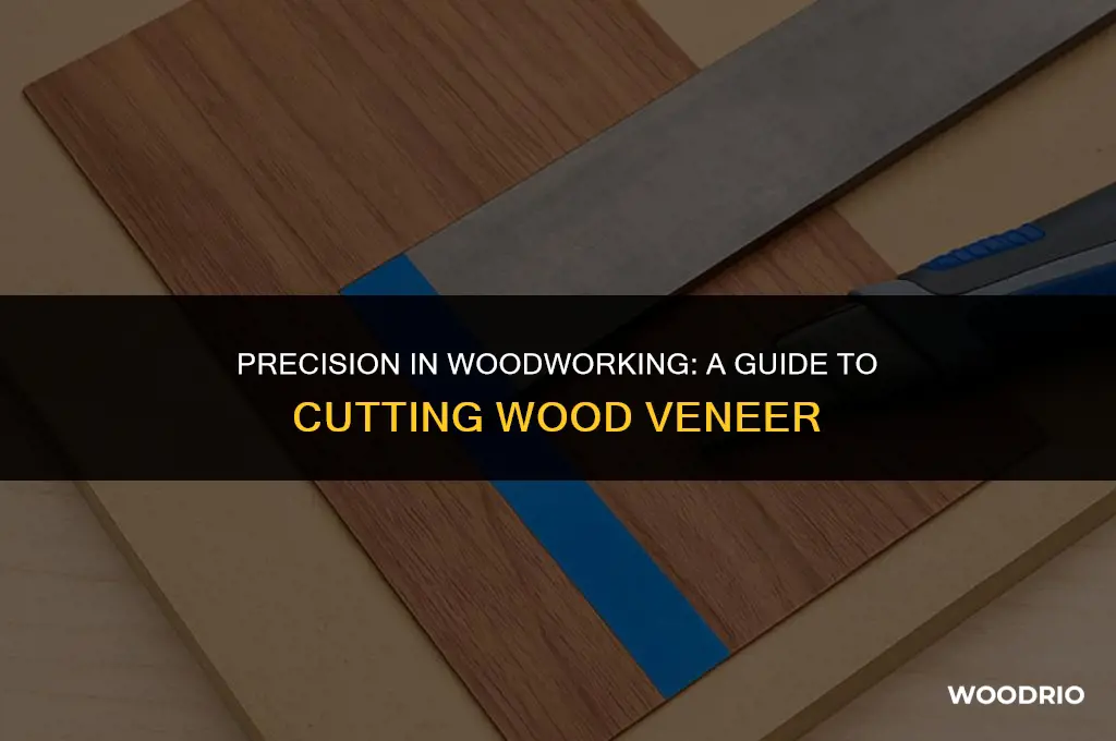 how to cut wood veneer