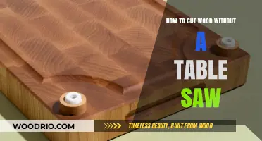 Precision Woodworking: Alternatives to Table Saws for Cutting Wood