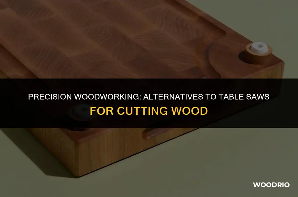 how to cut wood without a table saw