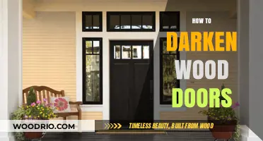 Enhancing Elegance: Techniques to Darken Wood Doors Naturally