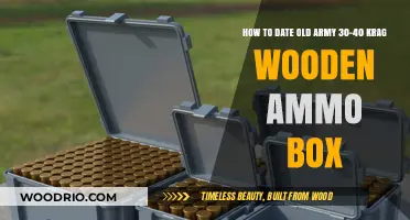 Dating Vintage Army 30-40 Krag Wooden Ammo Boxes: A Guide