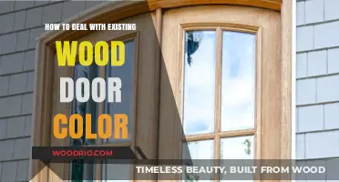 Revamping Your Wood Door: A Guide to Dealing with Existing Colors