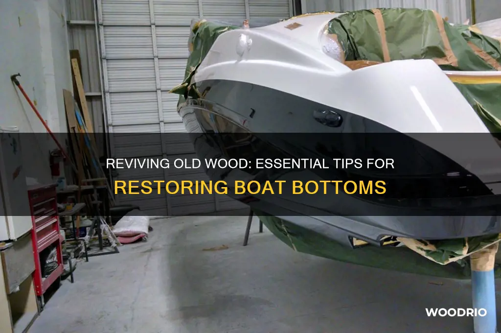 how to deal with old wood on bottom of boats