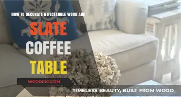 Stylish Tips for Decorating Your Rectangle Wood and Slate Coffee Table