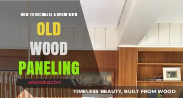 Revamp Retro Charm: Creative Ways to Decorate Old Wood Paneling