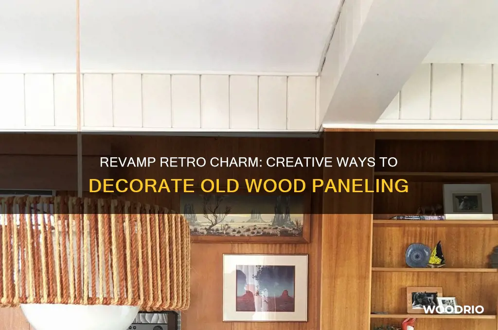 how to decorate a room with old wood paneling