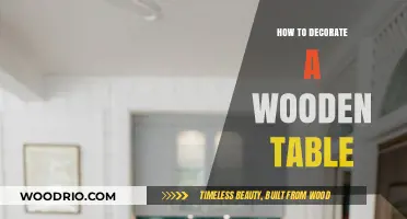 Creative Wooden Table Decor Ideas: Transform Your Space with Style