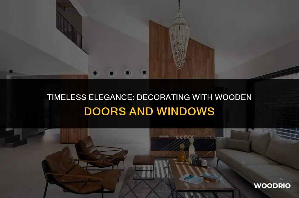 how to decorate an apartment with wooden doors and windows