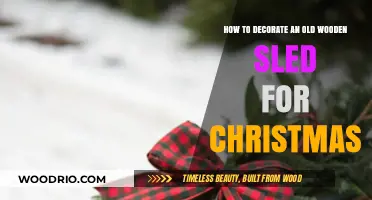 Revive Your Vintage Sled: Festive Christmas Decorating Ideas & Tips