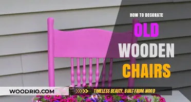 Revive Vintage Charm: Creative Ways to Decorate Old Wooden Chairs