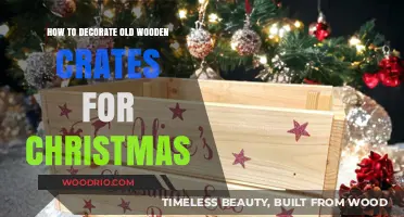 Festive DIY: Transforming Old Wooden Crates for Christmas Decor