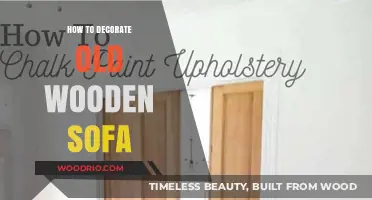 Revamp Your Vintage Wooden Sofa: Creative Decorating Tips and Tricks