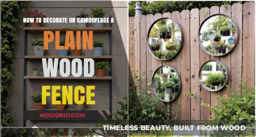 Transform Your Fence: Creative Ideas to Decorate or Camouflage Plain Wood