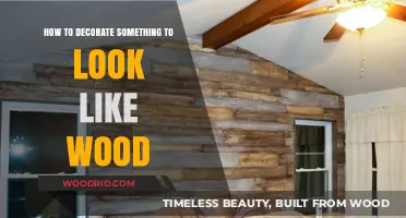 Transform Any Surface: The Art of Faux Wood Decoration