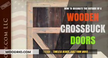 Enhancing Your Home's Charm: Decorating Wooden Crossbuck Doors