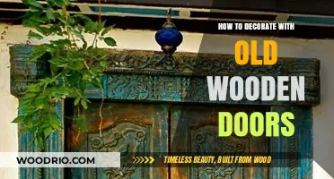 Reviving Charm: Creative Ways to Decorate with Old Wooden Doors