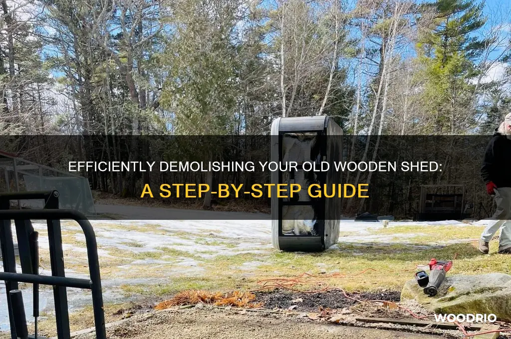 how to demolish an old wooden shed