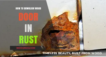 Rustic Door Demolition: A Step-by-Step Guide to Safely Dismantle Wooden Doors