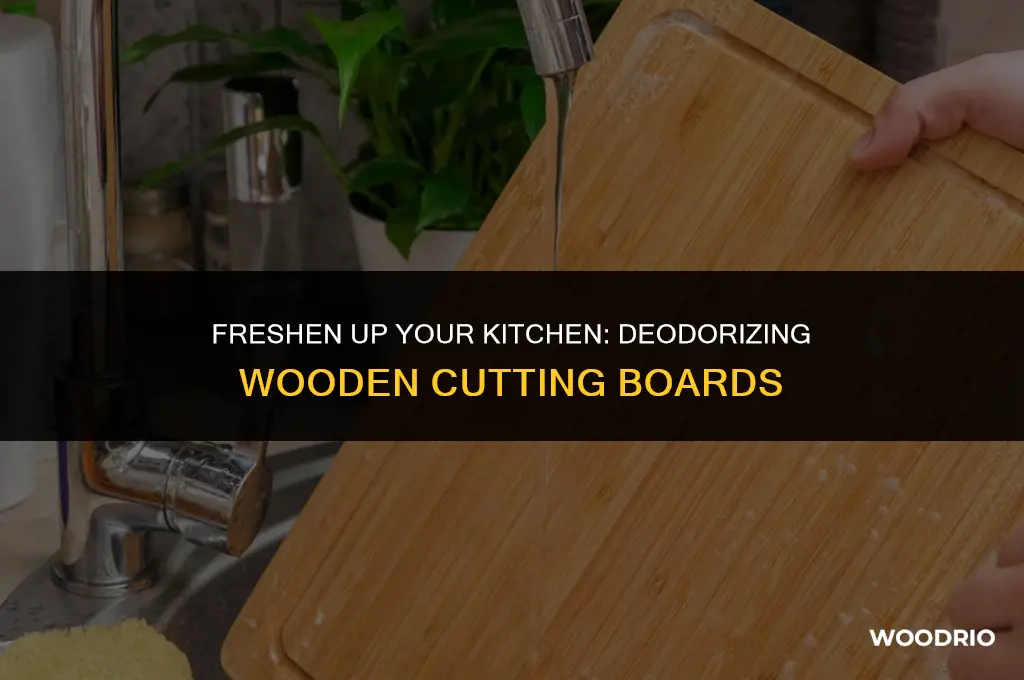 how to deodorize a wooden cutting board