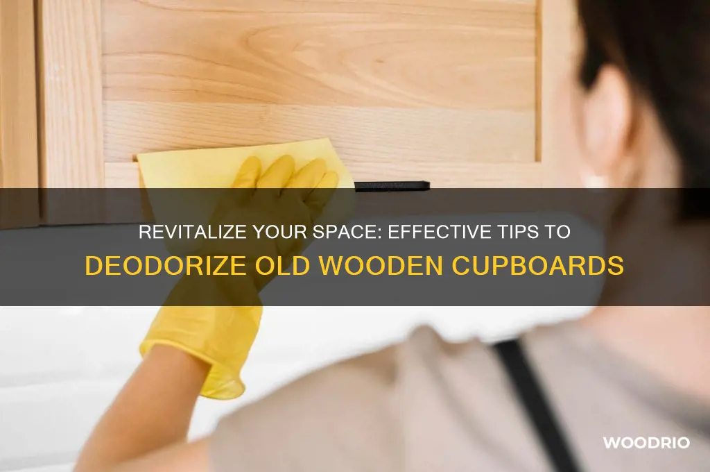 how to deorderize old wooden cupboards