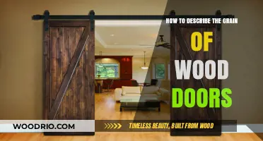 Exploring the Rich Textures: A Guide to Describing Wood Grain Doors