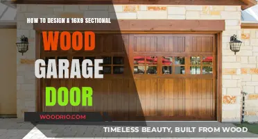 Crafting the Perfect 16x9 Sectional Wood Garage Door: A Design Guide