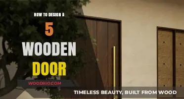 Crafting Elegance: A Guide to Designing Your Perfect Wooden Door