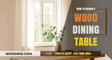 Crafting Elegance: A Step-by-Step Guide to Designing Wood Dining Tables