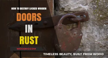 Breaking Barriers: A Guide to Demolishing Locked Wooden Doors in Rust
