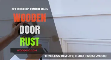 Effective Methods to Remove Rust from Wooden Doors