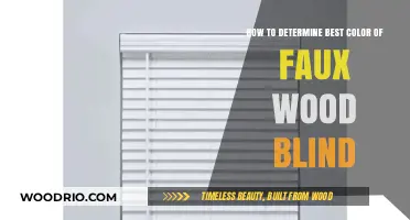 Choosing the Perfect Faux Wood Blind Color for Your Home