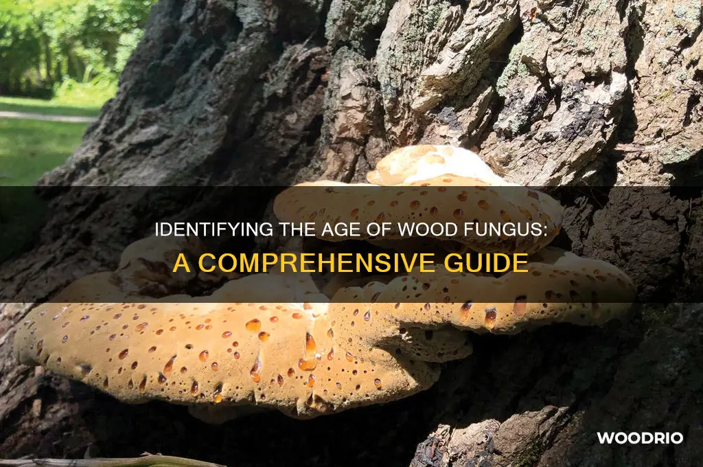 how to determine how old wood fungus is