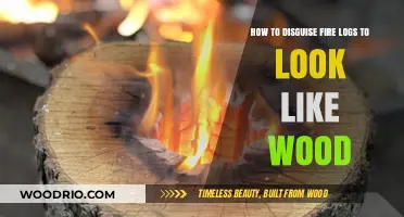 Crafting Illusion: The Art of Disguising Fire Logs as Wood