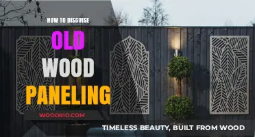 Revamp Your Space: Creative Ways to Disguise Old Wood Paneling
