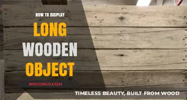 Creative Ways to Showcase Long Wooden Objects in Your Space