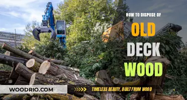 Eco-Friendly Ways to Dispose of Old Deck Wood Responsibly