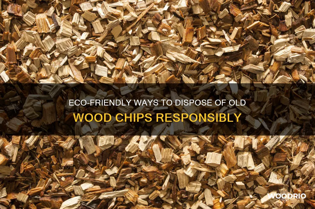 how to dispose of old wood chips