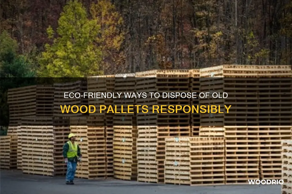how to dispose of old wood pallets