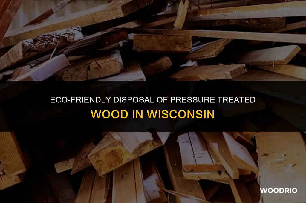 how to dispose of pressure treated wood in wisconsin