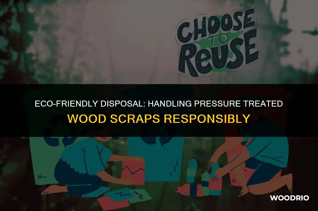 how to dispose of pressure treated wood scraps