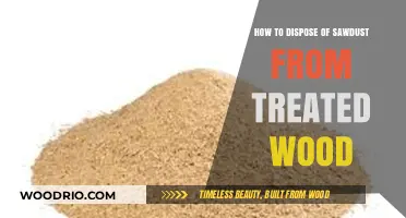 Eco-Friendly Disposal: Treated Wood Sawdust Solutions
