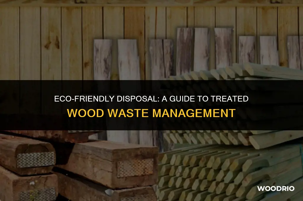 how to dispose of treated wood