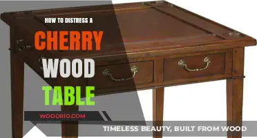 Distressing Cherry Wood Tables: Easy Techniques for a Vintage Look