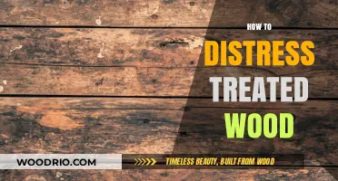 Unveiling the Secrets: Distressing Treated Wood for a Vintage Charm