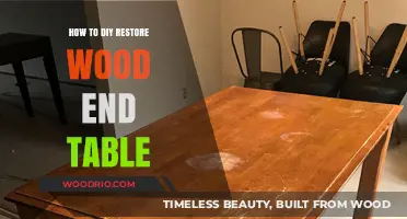 DIY Wood End Table Restoration: Revive Your Furniture Like a Pro