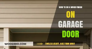Revamp Your Garage Door: A Step-by-Step Guide to Wood Finishing