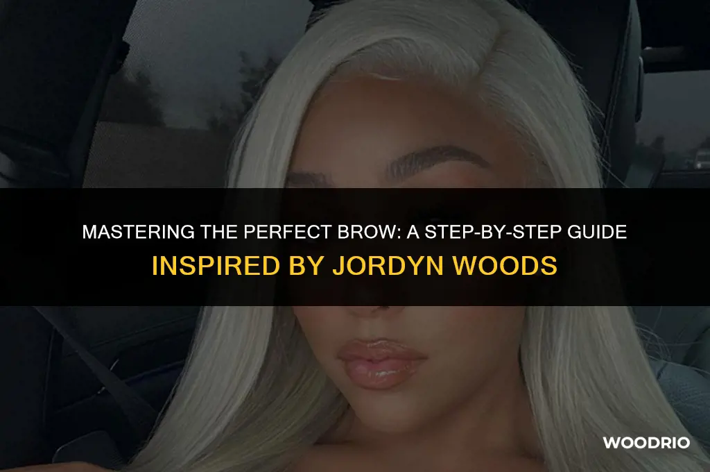 how to do eyebrows like jordyn woods